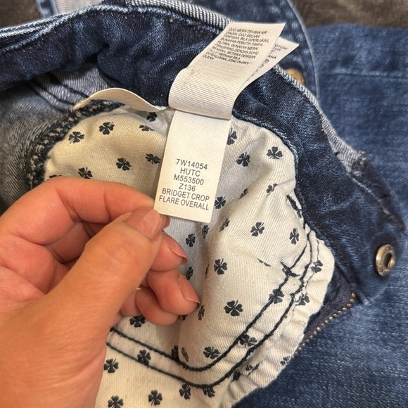 Lucky Brand Bridget Crop Flare Overall - Picture 6 of 8